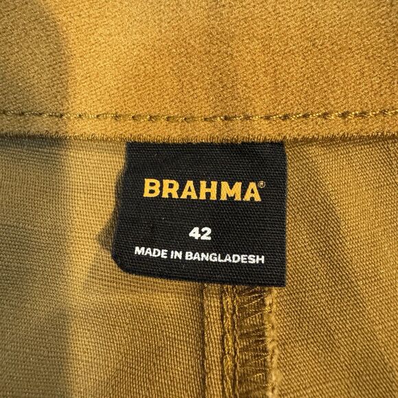 Brahma Cargo Shorts Size 42 Men's Trailblazer Brown Ripstop Work Outdoor 10” - Picture 5 of 8